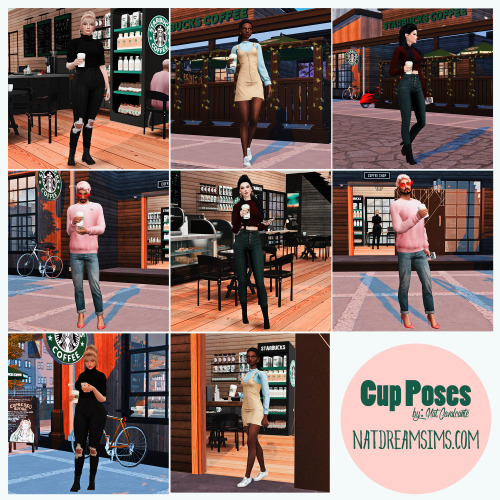 natdreamsims: Cup Posepack  ♡  Download in my blog