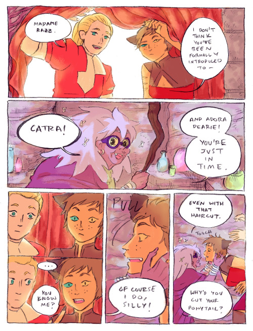 missbliss12:Visions of future Catra and Adora visit Razz. Mara finds peace.Another SheRa post-season