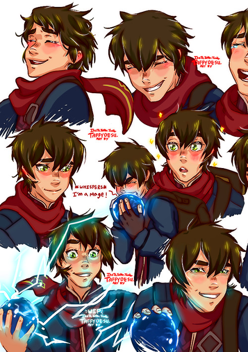 taffydesu:MEET THE CUTEST MAGE (Callum Redraws!) &lt;33