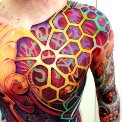 thievinggenius:  Tattoo done by Bez Triplesix.