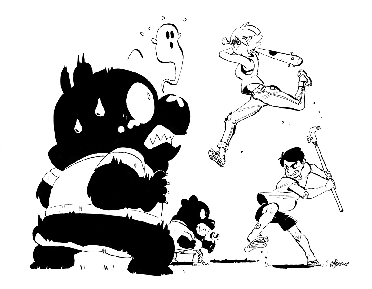 anthonyholden:  Some recent commissions. #Inktober is almost wrapping up! Hope everyone’s