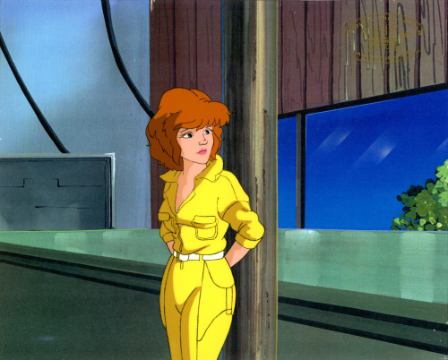 Well, it is still April, so I guess posting cels of April O’Neil is somewhat fitting. A decent-sized