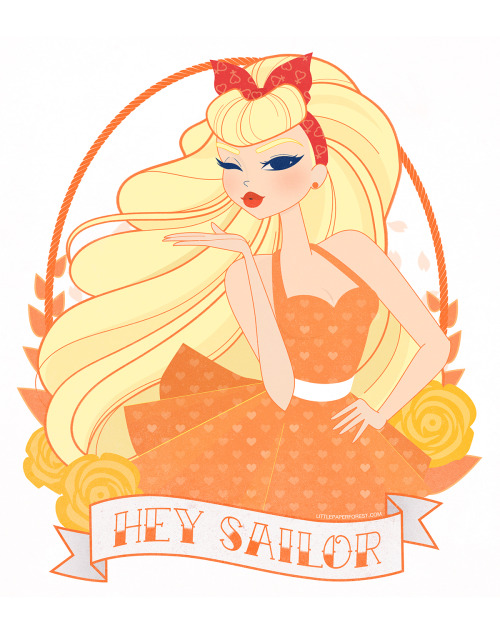 littlepaperforest - Sailor Senshi Pin-Up Style! ♡A little set of...