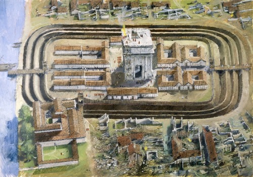 Model of Richborough Castle