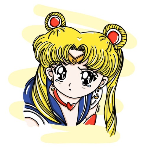 Sailor Moon mengucapkan maaf lahir batin ya buat semua!.Maaf atas segala kebaperan selama &lsquo
