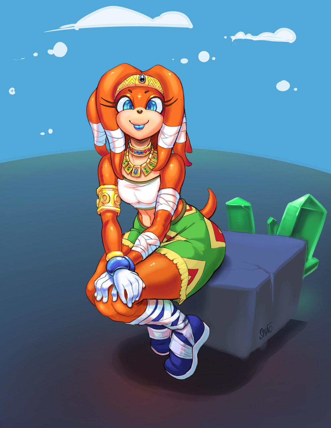 snaokidoki:Woosh. Just bang it out I guess! Tikal 2017-Weird is Good☆ (Patreon.