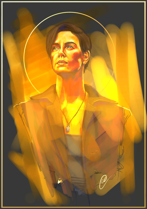 not-xpr-art:Andromache of Scythia (The Old Guard) - digital painting08/2020(because I watched the ol