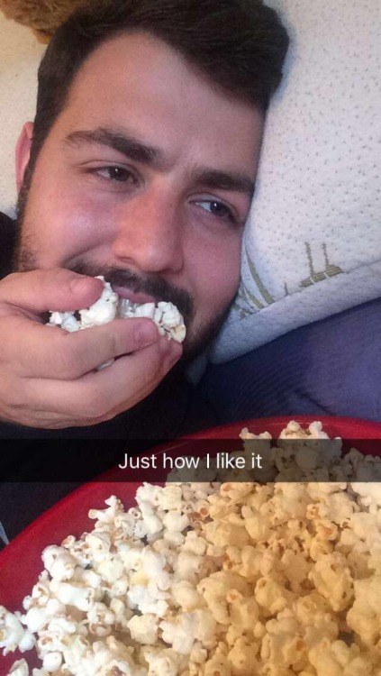 Porn ineptbox:  I eat popcorn a lot. photos