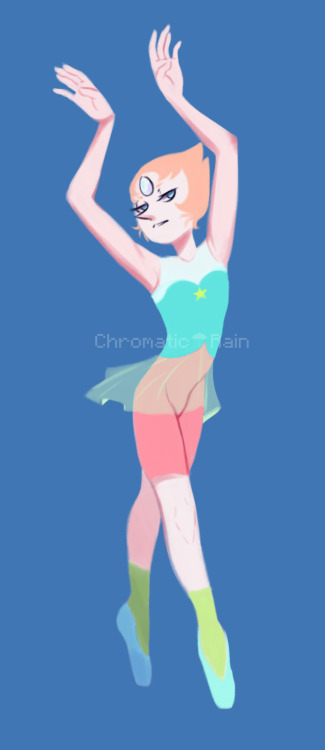 chromaticrain:  One of my favorite characters from SU. Pearl the graceful, yet fierce, gem~