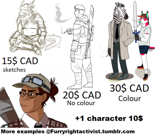 caprisunns:  Hi welcome to another round of im doing commissions this time with an updated commissio