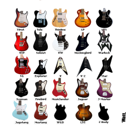 illtakeyouaway:  Types of guitars