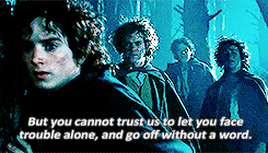 remusjohnslupin:   Tolkien Read-Along↳ A Conspiracy Unmasked  ‘You are a set of deceitful scoundrels!’ he said, turning to the others. ‘But bless you!’ he laughed, getting up and waving his arms, ‘I give in. I will take Gildor’s advice.