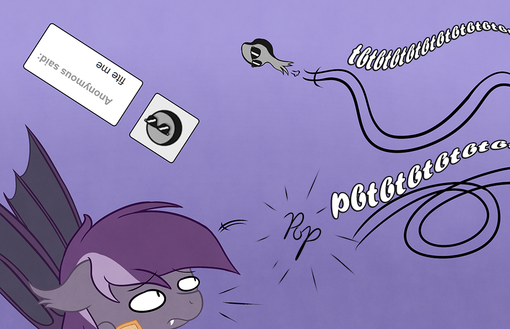 askheartandviolet:Strange internet beings confuse the bat.xD