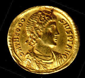 Gold Solidus of Theodosius I (379–95), Metropolitan Museum of Art: Medieval ArtBequest of Joseph H. 