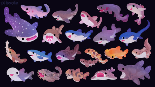 answersfromvanaheim:pikaole:Marine life artwork over the past year :)[ Patreon / twitter / insta / s