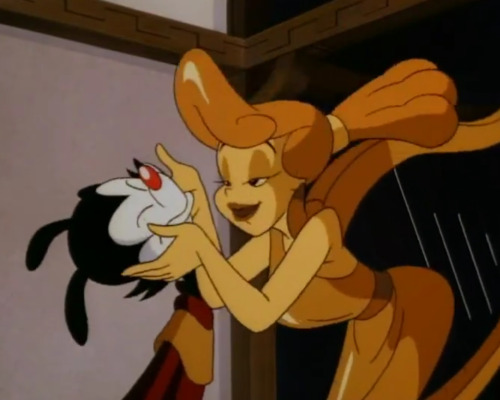 Screenshots Of My Favorite Animaniacs Episode, The Warners And The Beanstalk.