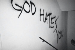 eat-my-shortsssss:  hate from god on We Heart It. http://weheartit.com/entry/93546903?utm_campaign=share&amp;utm_medium=image_share&amp;utm_source=tumblr