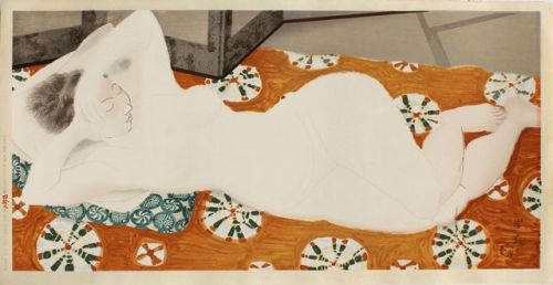 huariqueje: Nude   -     Yoki Ogura, 1983. Japanese, 1895 - 2000 Colou