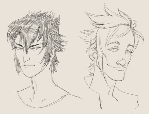 a bunch of boring face shots bc okay I haven’t drawn in over a month, trying to remember how that wo