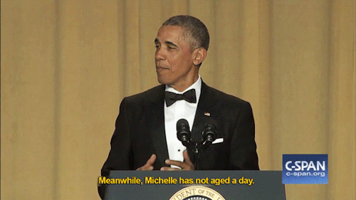 willoftitanium: sandandglass: President Obama at the White House Correspondents’ Dinner 2016 C