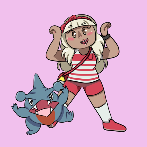 pm-art:pokemon trainer stuff with my new girl from ultra moon