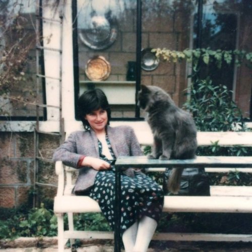 Chantal Akerman at home.