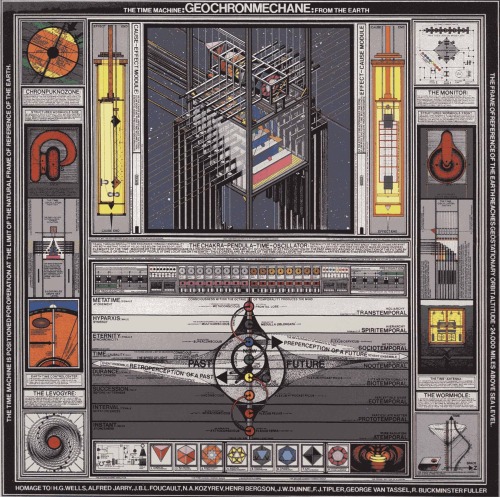 noise-vs-signal:A series of works by Paul Laffoley: Absolute Black. The Alchemy of Breathing. Alchem