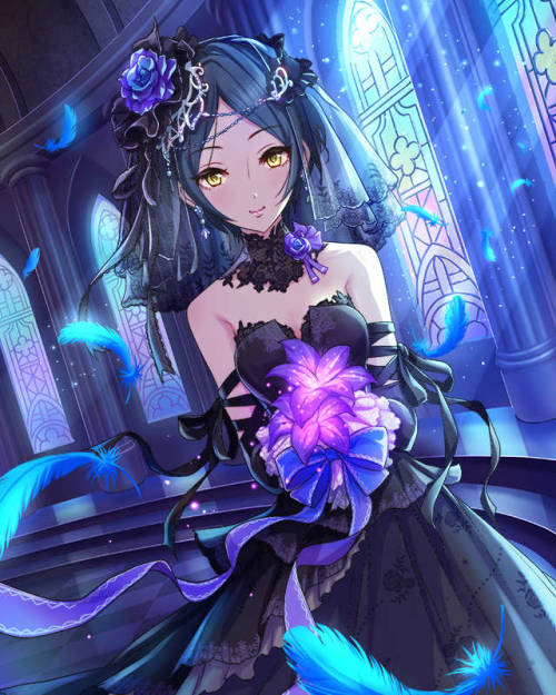 cinderella-girl-srs:  [夜色の花嫁]速水奏 [Night Colored Bride] Hayami Kanade