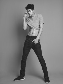 stardustmodel:  변우석 Byun Woo Seok &amp; 김기범 Kim Ki BumCalvin Klein-My Calvin CampaignPhoto From YGKPLUS   