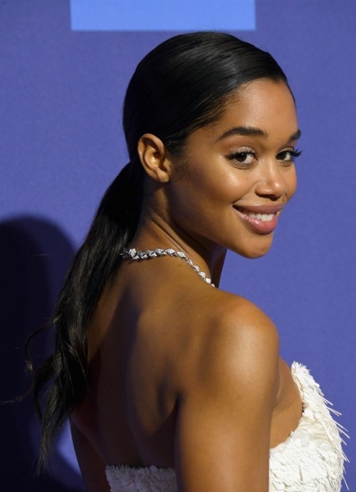 LAURA HARRIER in Cushnie Pre-Fall 2019 at the Palm Spring International Film Festival