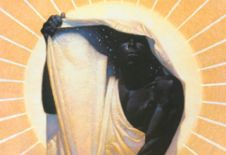 gayunclejunkrat: amorjackson: destroy the idea that angels are blonde and blue eyed and fair skinned !!! destroy the idea of holy imagery consisting only of white people !!! iirc this is actually one of thomas blackshear’s main subject matters! so check