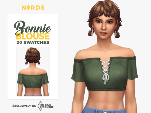 nords-sims:Bonnie Blouse:Hey lovelies, This top is finally out.I hope you like it.DOWNLOAD | DONATE