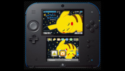 tinycartridge:  Cutest Pikachu, Mario 3DS themes coming ⊟ I want to be done with buying themes for the 3DS home menu, saving my money for non-trivial things, but then Nintendo brings out something like this “ONEMURI Pikachu” design with the most