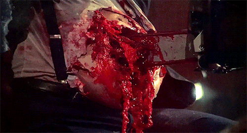 classichorrorblog:The Texas Chainsaw Massacre 2Directed by Tobe Hooper (1986)