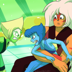 gemcracked:  Inspired by this photo.   yappy lapis X3