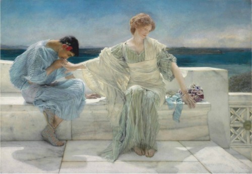 scintilleadamantine: Ask Me No More Sir Lawrence Alma-Tadema - 1879