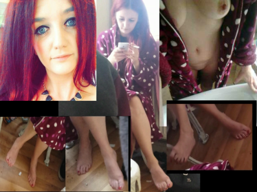 cute crossed legs and bare breasts :)