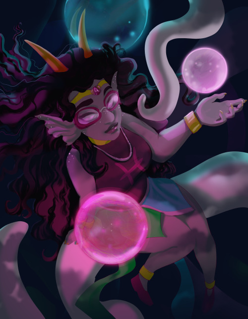 cassandraooc:The Feferi piece I did for the updated @pro8lematicfanzine! Somehow the zine ended up w