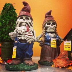 Halloween garden gnomes :-)