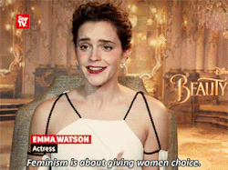 emmawatsonsource:  Emma Watson comments on claims that she isn’t feministafter showing parts of her breasts in Vanity Fair photoshoot.