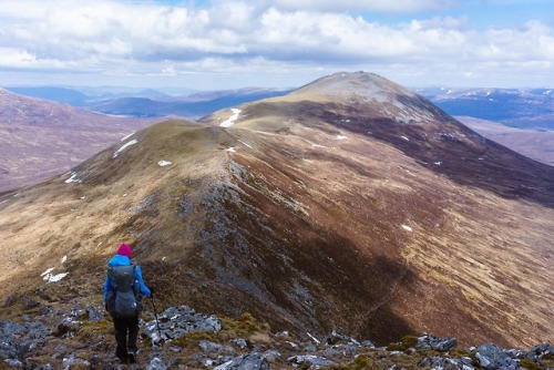 Ben Alder and surrounding range, Scotland. May, 2018.