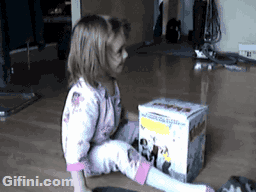 gifini:  Surprise, I love you child
