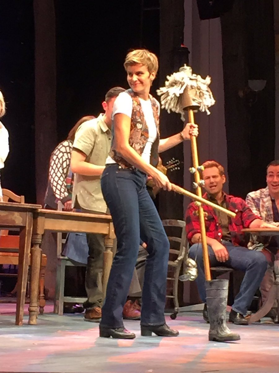 We all come from away on Tumblr: There's something about Jenn playing that ugly  stick that's Soooo hot!