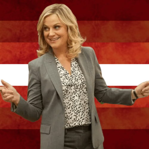 Leslie Knope from Parks and Rec is going to super hell for bisexual queen crimes and being just an a