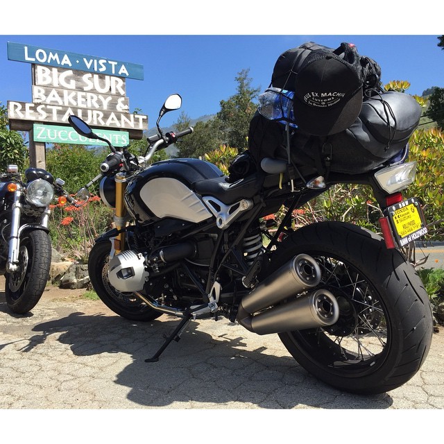 xdivla:  Put my BMW R NineT to the test by taking camping at Big Sur then to San
