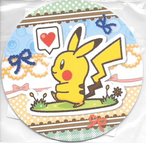pokescans:“Walky” Pikachu Pokémon Center coaster.