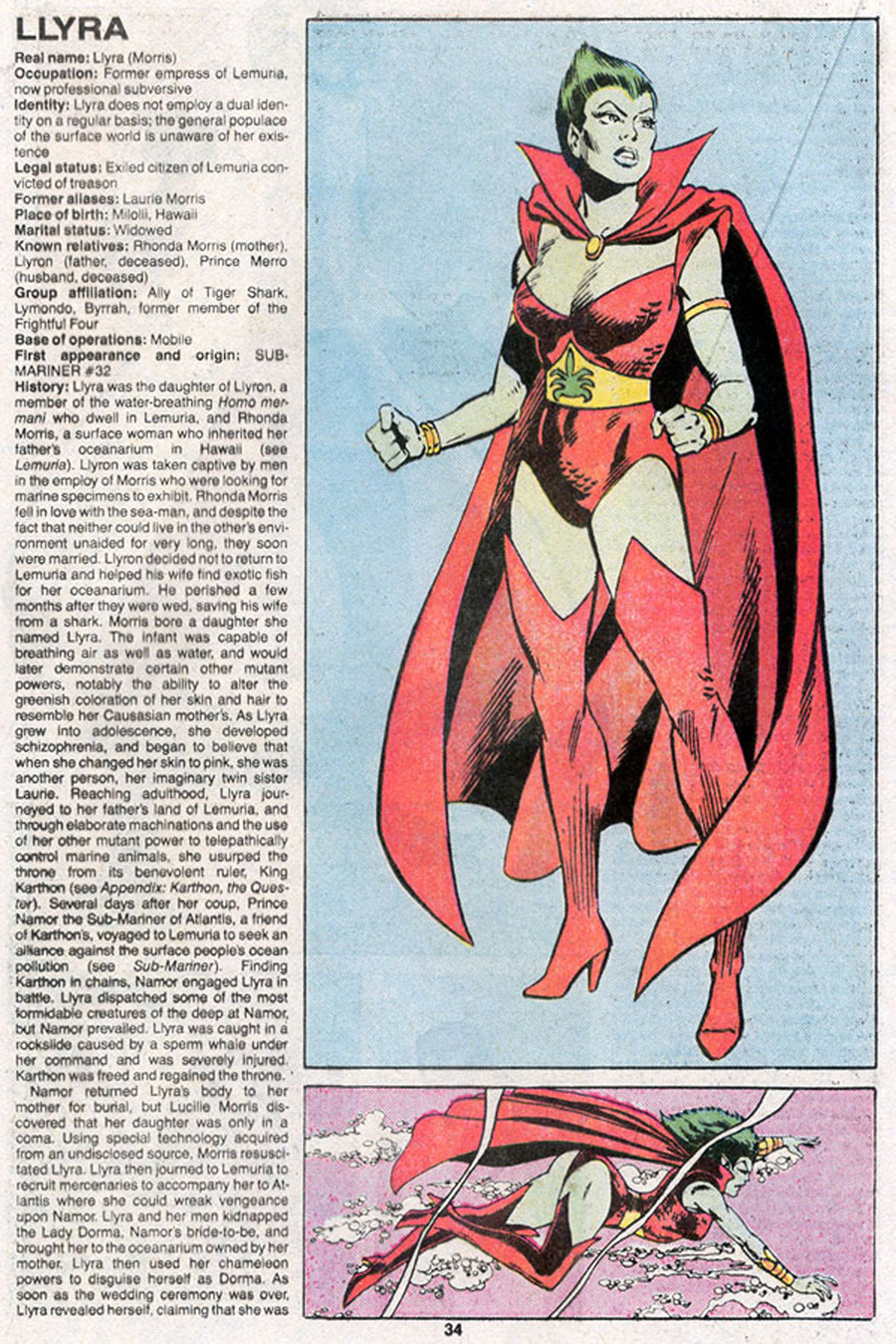 jordangibson:  I drew Llyra for Jon Morris’ Marvel Handbook REDUXE!    TUMBLR
