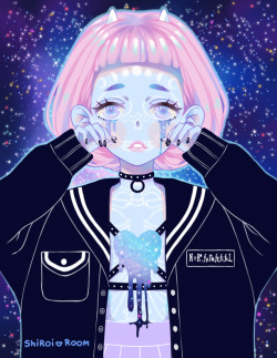 shiroiroom:  Interplanetary Crybaby - building galaxies one tear at a time, creating planets straight out from the heart. 
