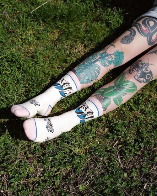 Spring is here Socks @landscape________Tattoos @panterabydgoszcz#patrykhilton #springvibes #love