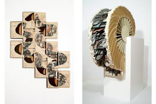 Old books remixed into new art Brian Dettmer takes old books and transforms them into works of art. 